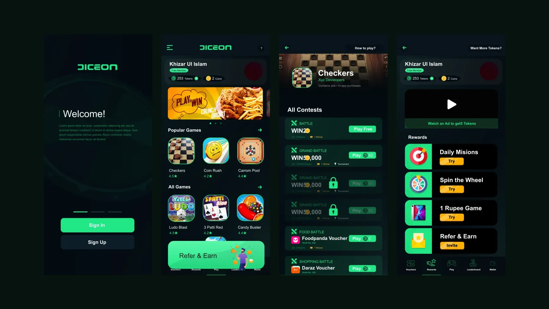 DICEON — Play & Win