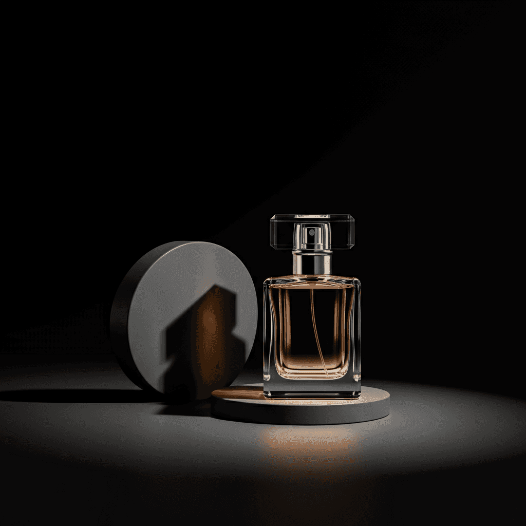 Fragrance bottle 3D render